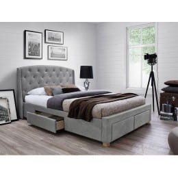 Кровать Signal Madison 160x200 серый / дуб