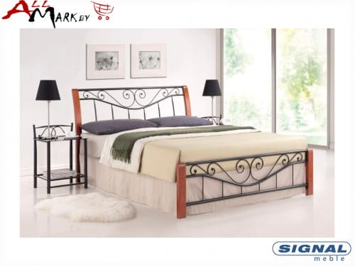 Двуспальная металлическая кровать Signal Parma 160