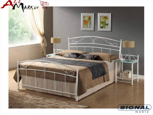 Двуспальная металлическая кровать Signal Siena 160