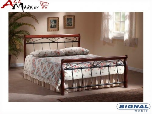 Двуспальная металлическая кровать Signal Venecja bis 160