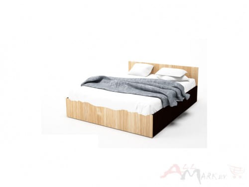 SV-мебель, Набор мебели для спальни «ЭДМ 5 К» Кровать двойная (1,6*2,0) Дуб Венге/ Сонома