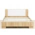SV-мебель, Набор мебели для спальни «Лагуна 2 К» Кровать двойная (1,6*2,0) Дуб Сонома/Белый Глянец