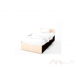 Кровать одинарная SV-мебель (МС ЭДМ 5) 90x200, дуб венге/ дуб млечный