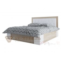 Кровать SV-мебель Лагуна 6 140x200 дуб сонома / жемчуг