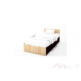 Кровать одинарная SV-мебель (МС ЭДМ 5) 90x200, дуб венге/ дуб сонома