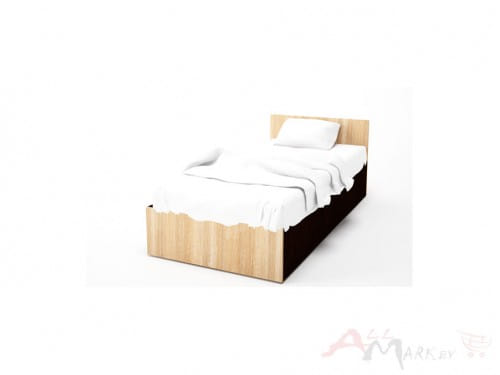 SV-мебель, Набор мебели для спальни «ЭДМ 5 К» Кровать одинарная (0,9*2,0) Дуб Венге/ Сонома