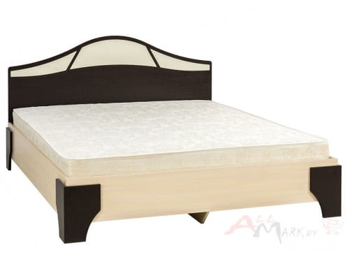 SV-мебель, Набор мебели для спальни «Лагуна 5 К» Кровать двойная (1,4*2,0) Дуб венге/Дуб млечный