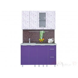 Кухня Интерлиния АРТ Мила 13, фиолетовый