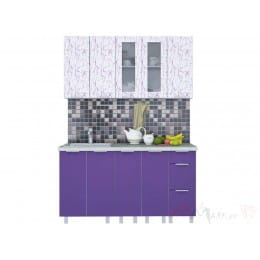 Кухня Интерлиния АРТ Мила 15, фиолетовый