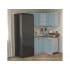 Шкаф под посуду Интерлиния ВШС60-720-2дв модуль кухни Мила Деко в цвете океан