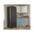 Шкаф под посуду Интерлиния ВШС60-720-2дв модуль кухни Мила Деко в цвете слоновая кость