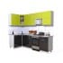 Шкаф под посуду Интерлиния ВШС60-720-2дв модуль кухни Мила Глосс в цвете черный