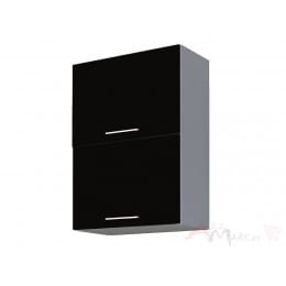 Шкаф под посуду Интерлиния Мила Gloss ВШС50-720-2дг, черный