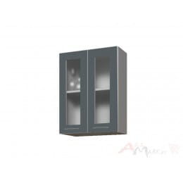 Шкаф навесной Интерлиния Мила Gloss ВШ60ст-720-2дв, асфальт