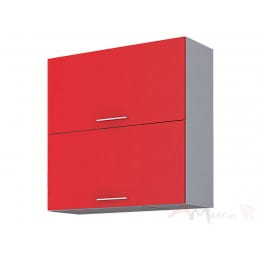 Шкаф под посуду Интерлиния Мила Gloss ВШС70-720-2дг, красный