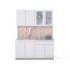 Шкаф под мойку Интерлиния НШ80м-2дв модуль кухни Мила в цвете вудлайн кремовый