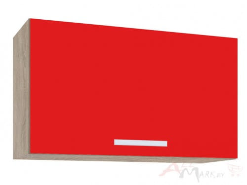 Шкаф под вытяжку Интерлиния ВШГ 60-360 модуль кухни Мила в цвете красный