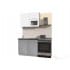 Шкаф навесной Интерлиния ВШ50-720-2дг(1ст) модуль кухни Мила Пластик в цвете белый