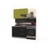 Шкаф под посуду Интерлиния ВШС60-720-2дг(1ст) модуль кухни Мила Пластик в цвете черный