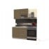 Шкаф под посуду Интерлиния ВШС60-720-2дг(1ст) модуль кухни Мила Пластик в цвете капучино