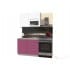 Шкаф навесной Интерлиния ВШ60-720-2дг(1ст) модуль кухни Мила Пластик в цвете гортензия