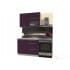 Шкаф под посуду Интерлиния ВШС60-720-2дг(1ст) модуль кухни Мила Пластик в цвете слива