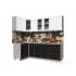 Шкаф навесной Интерлиния ВШ40ст-720-1дв модуль кухни Мила Пластик в цвете белый