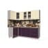 Шкаф навесной Интерлиния ВШ40ст-720-1дв модуль кухни Мила Пластик в цвете ваниль