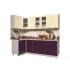 Шкаф под посуду Интерлиния ВШС60-720-2дв модуль кухни Мила Пластик в цвете слива