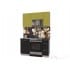 Шкаф навесной Интерлиния ВШ30-720-1дв модуль кухни Мила Пластик в цвете олива