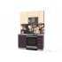 Шкаф навесной Интерлиния ВШ30-720-1дв модуль кухни Мила Пластик в цвете ваниль