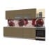 Шкаф под посуду Интерлиния ВШС80-720-2дг модуль кухни Мила Пластик в цвете капучино