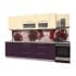 Шкаф под посуду Интерлиния ВШС70-720-2дг(2ст) модуль кухни Мила Пластик в цвете слива