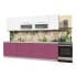 Шкаф под мойку Интерлиния НШ50мс-1дв модуль кухни Мила Пластик в цвете гортензия