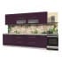 Шкаф навесной Интерлиния ВШ50-720-1дв модуль кухни Мила Пластик в цвете слива