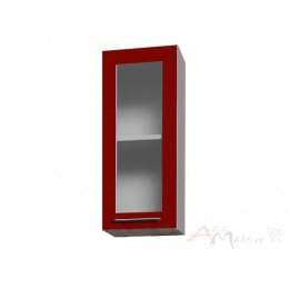 Шкаф навесной Интерлиния Мила Пластик ВШ30ст-720-1дв, красный