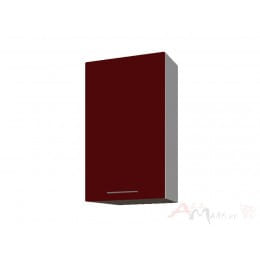Шкаф навесной Интерлиния Мила Пластик ВШ40-720-1дв, бордовый