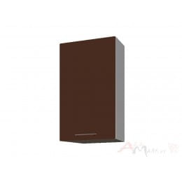 Шкаф навесной Интерлиния Мила Пластик ВШ40-720-1дв, шоколад