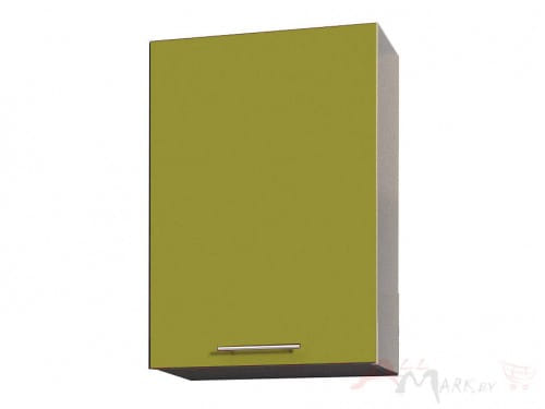 Шкаф навесной Интерлиния ВШ50-720-1дв модуль кухни Мила Пластик в цвете олива