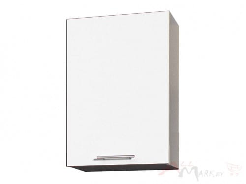 Шкаф навесной Интерлиния ВШ50-720-1дв модуль кухни Мила Пластик в цвете белый