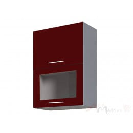 Шкаф под посуду Интерлиния Мила Пластик ВШС50-720-2дг(1ст), бордовый