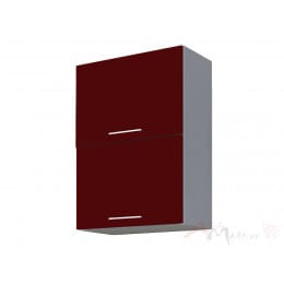Шкаф под посуду Интерлиния Мила Пластик ВШС50-720-2дг, бордовый