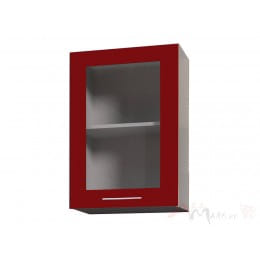 Шкаф под посуду Интерлиния Мила Пластик ВШС50ст-720-1дв, красный