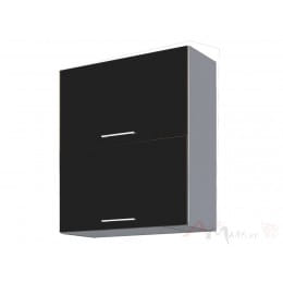 Шкаф под посуду Интерлиния Мила Пластик ВШС60-720-2дг, черный
