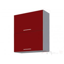 Шкаф под посуду Интерлиния Мила Пластик ВШС60-720-2дг, красный