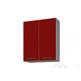 Шкаф навесной Интерлиния Мила Пластик ВШ60-720-2дв, красный