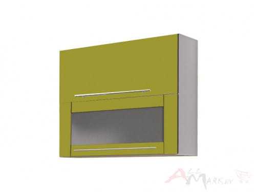 Шкаф под посуду Интерлиния ВШС70-720-2дг(1ст) модуль кухни Мила Пластик в цвете олива