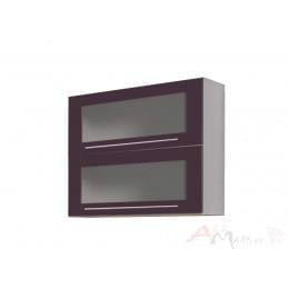 Шкаф под посуду Интерлиния Мила Пластик ВШС80-720-2дг(2ст), слива