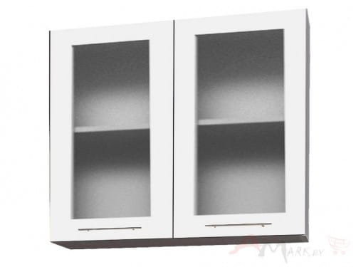 Шкаф под посуду Интерлиния ВШС80ст-720-2дв модуль кухни Мила Пластик в цвете белый