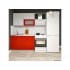 Кухня Корнелия МАРА 1,2, Красный / Чёрный, Кортекс-мебель